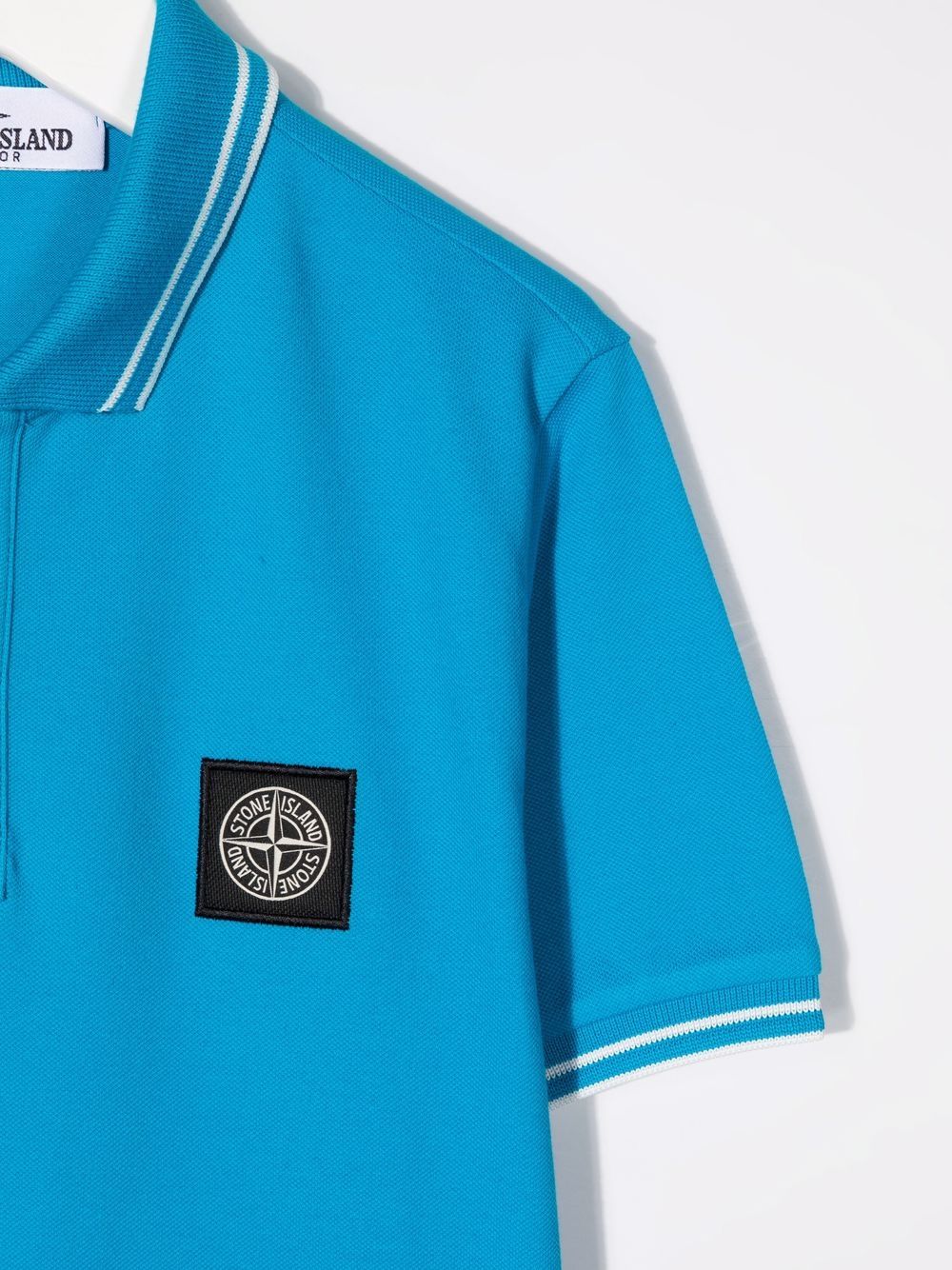 фото Stone island junior рубашка поло с нашивкой-логотипом