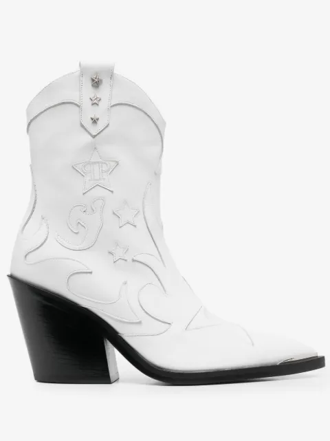 Philipp Plein stars-detail cowboy boots 