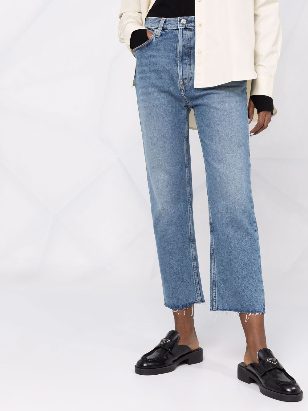 TOTEME Cropped straight-leg Jeans - Farfetch