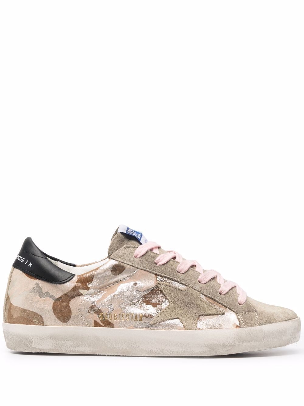 Golden Goose Super-Star Camouflage Sneakers - Farfetch