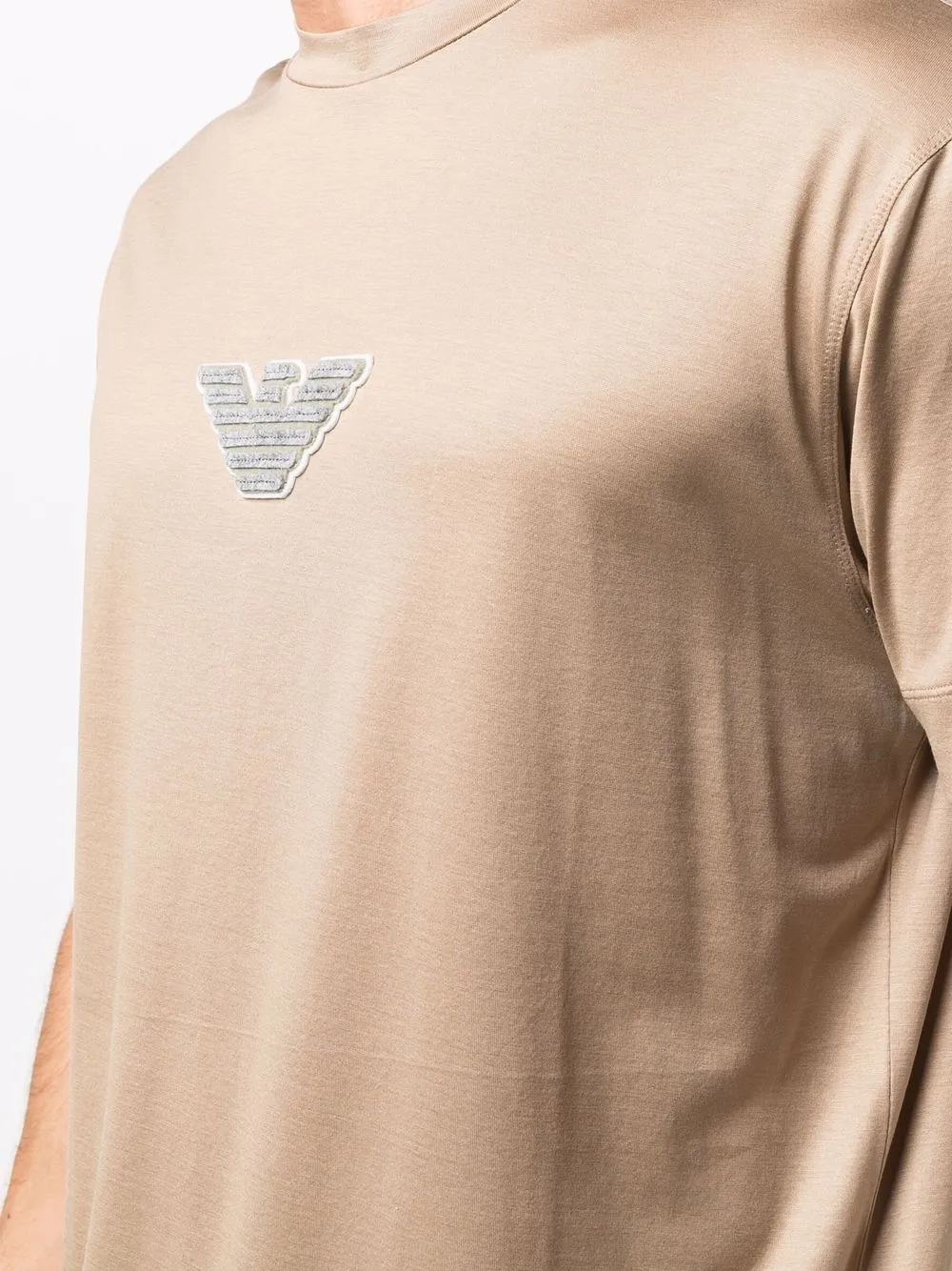 фото Emporio armani футболка с нашивкой-логотипом