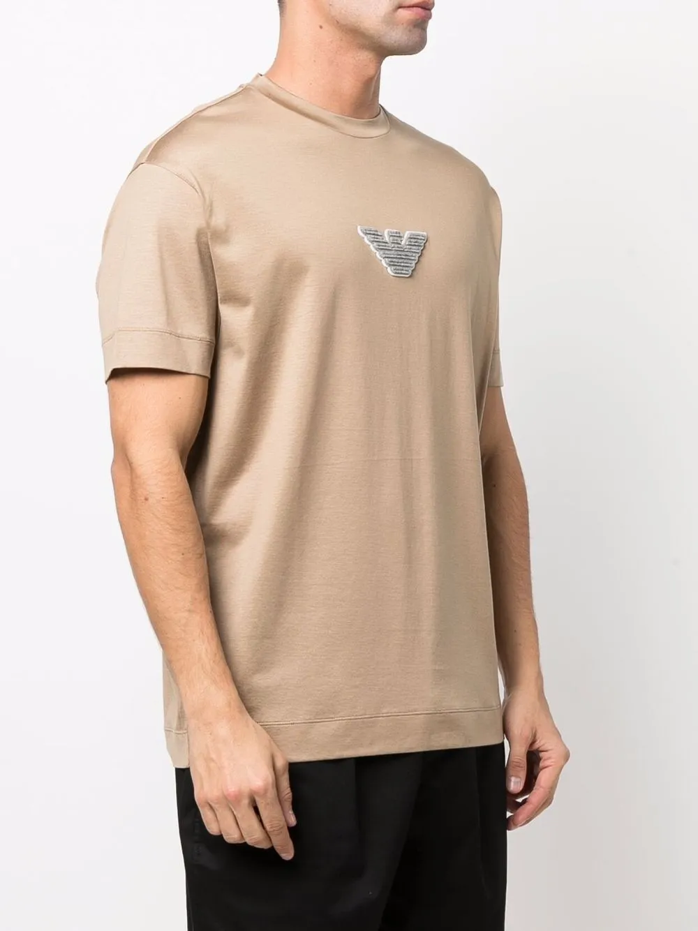 фото Emporio armani футболка с нашивкой-логотипом