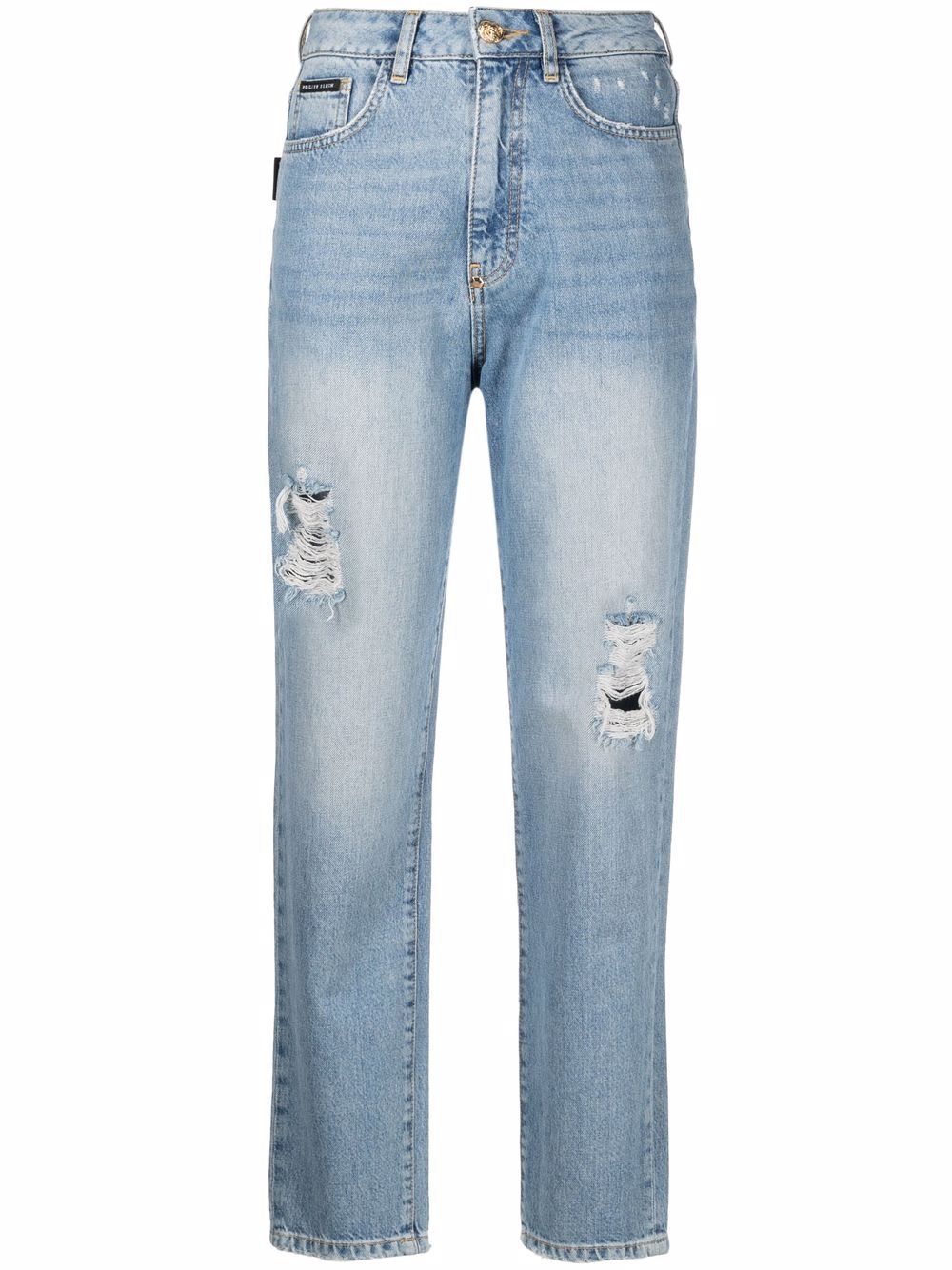 cropped boyfriend jeans