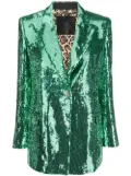 Philipp Plein sequin-embellished blazer - Green