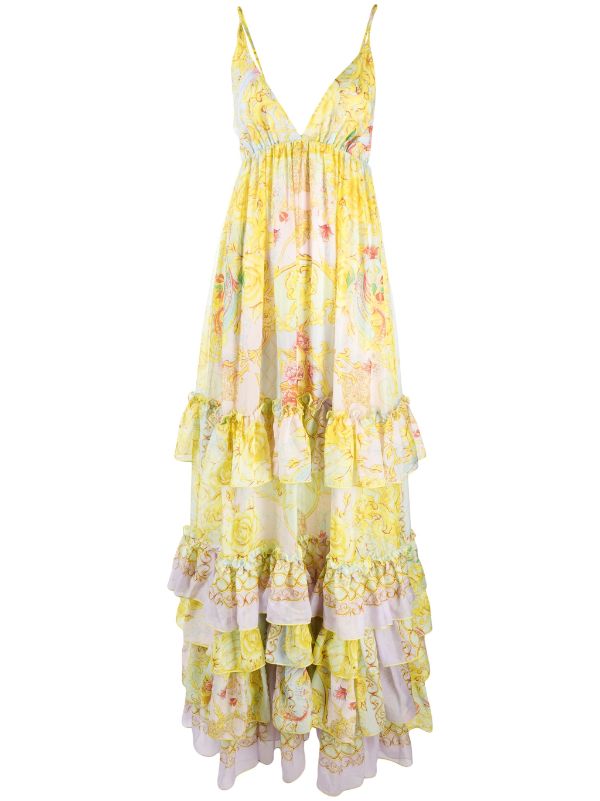 Baroque hot sale maxi dress