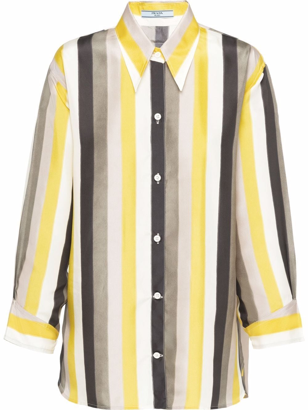 Prada stripe-print Silk Shirt - Farfetch