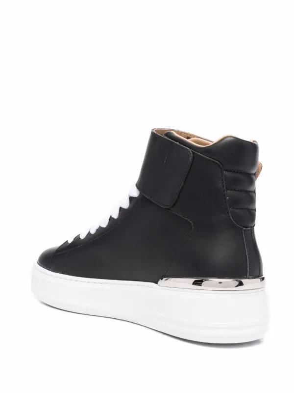 Philipp Plein crystal-skull Leather Sneakers Black FARFETCH CH