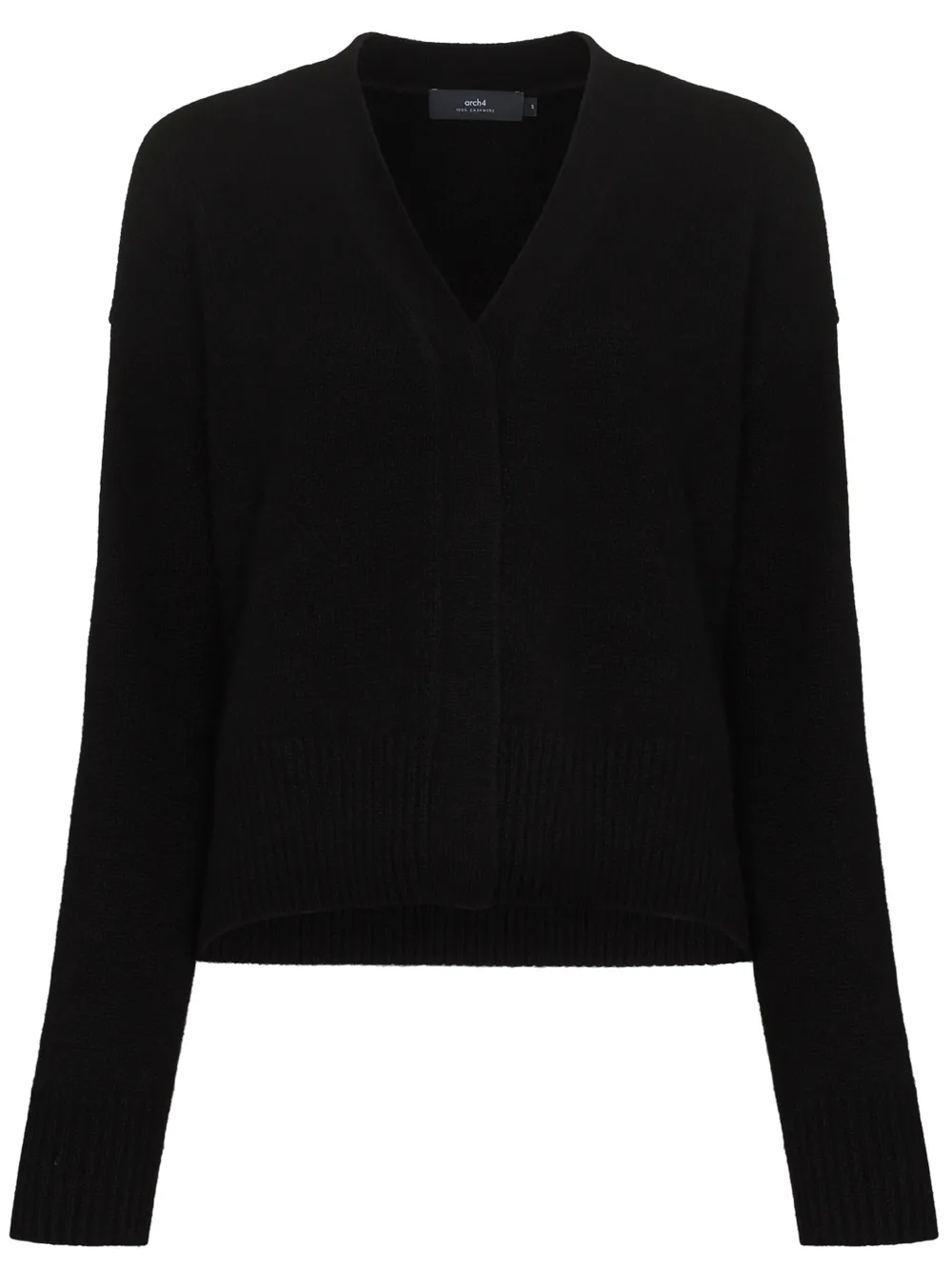 

arch4 Queensbury V-neck cardigan - Black