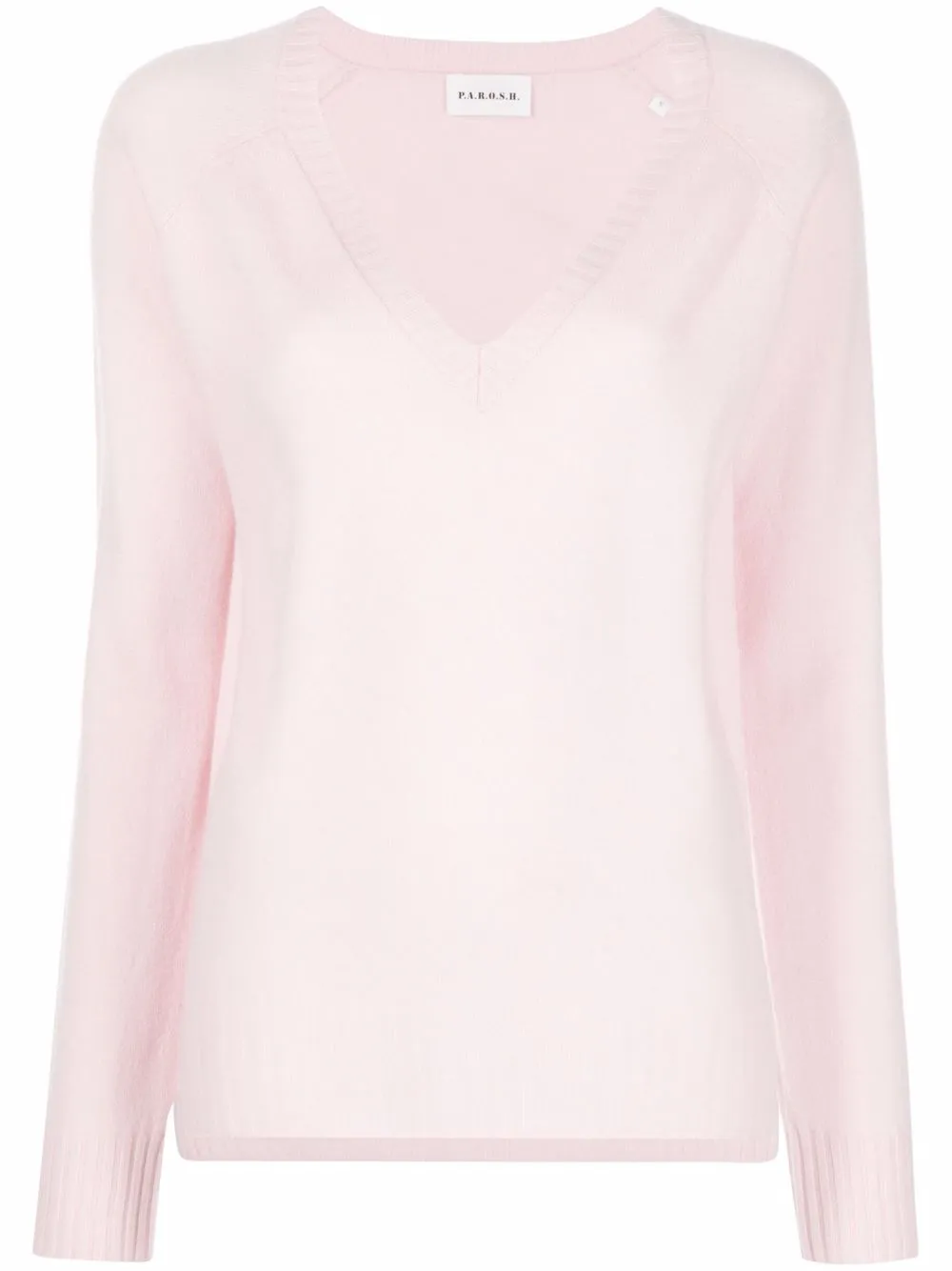 

P.A.R.O.S.H. cashmere V-neck jumper - Pink