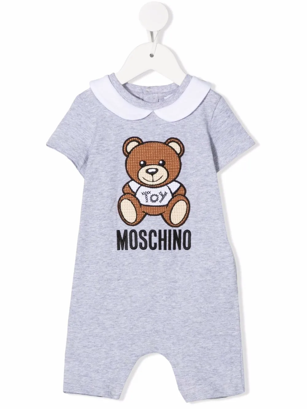 

Moschino Kids mameluco con motivo Teddy Bear - Gris