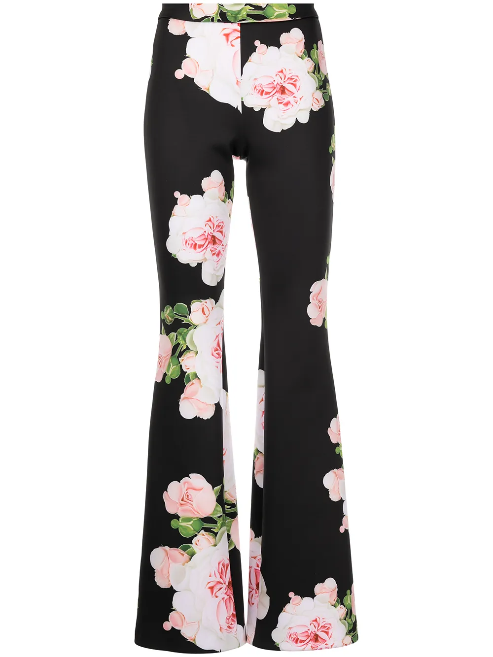 

Cynthia Rowley high-waisted rose print trousers - Multicolour