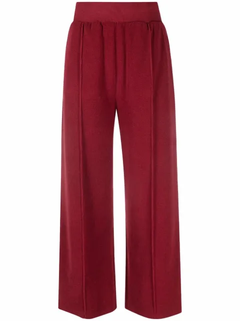Kenzo wide-leg terry-cloth trousers