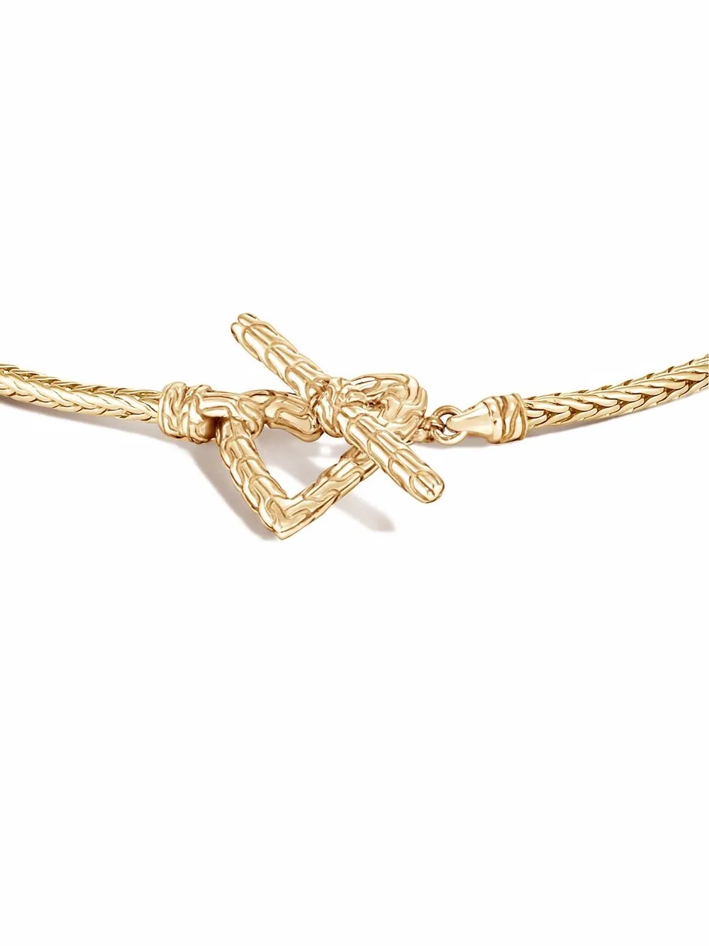 фото John hardy браслет classic chain manah foxtail heart из желтого золота