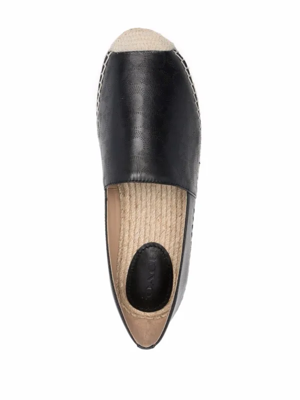 Coach leather espadrilles on sale