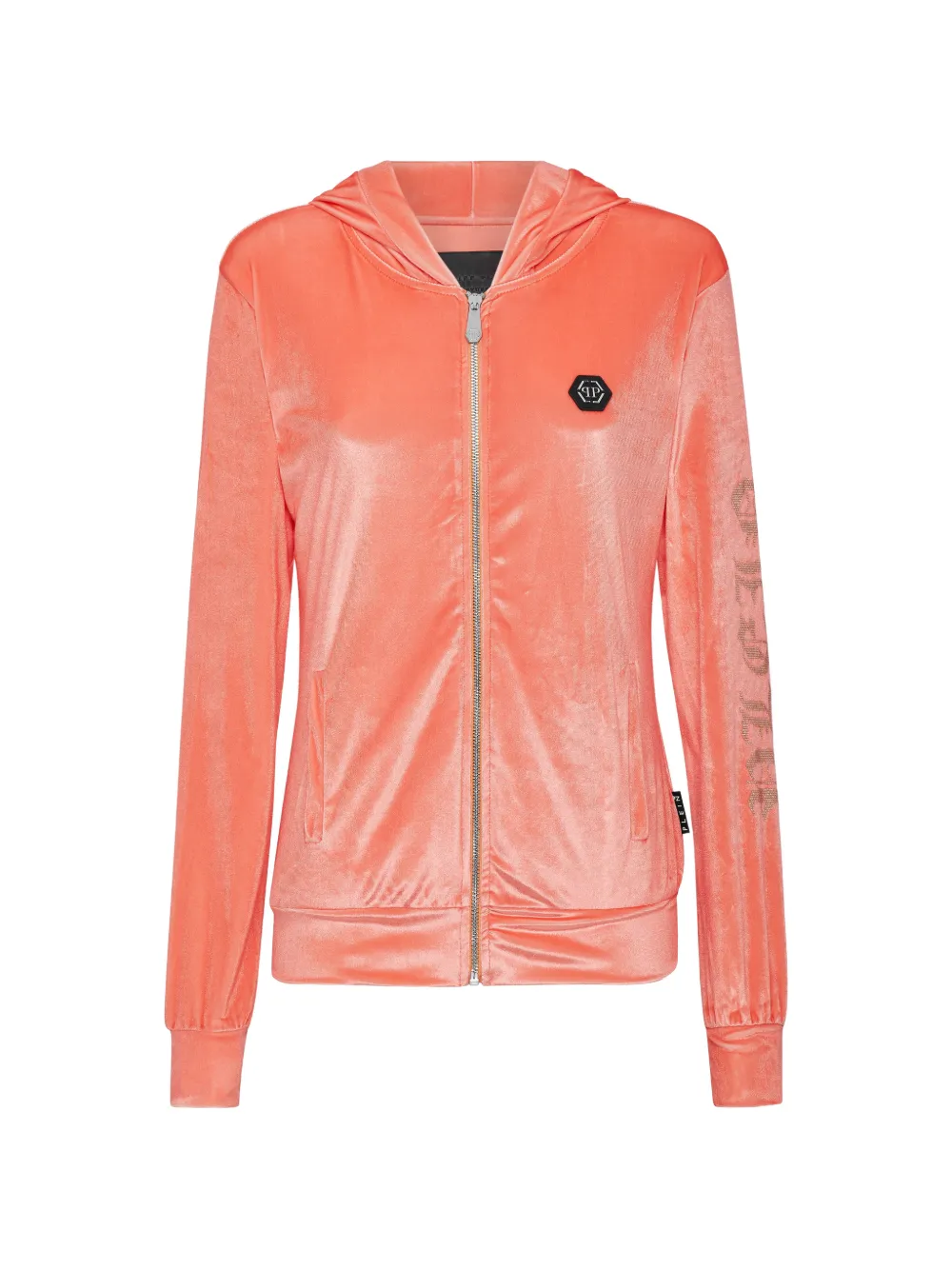Philipp Plein logo-detail hoodie - Pink
