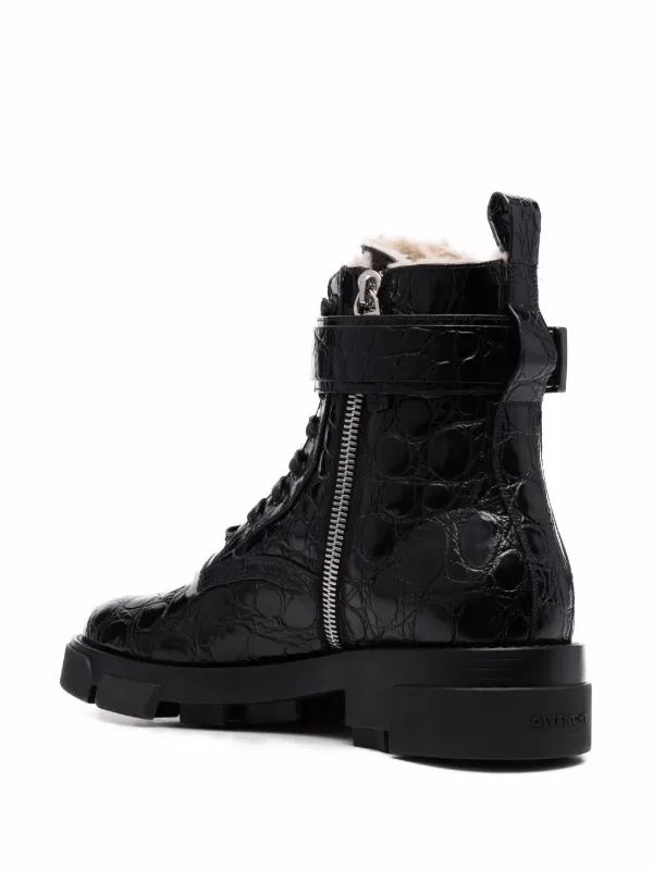 prada buckle combat boots