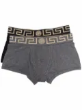 Versace two piece set logo boxers - Black