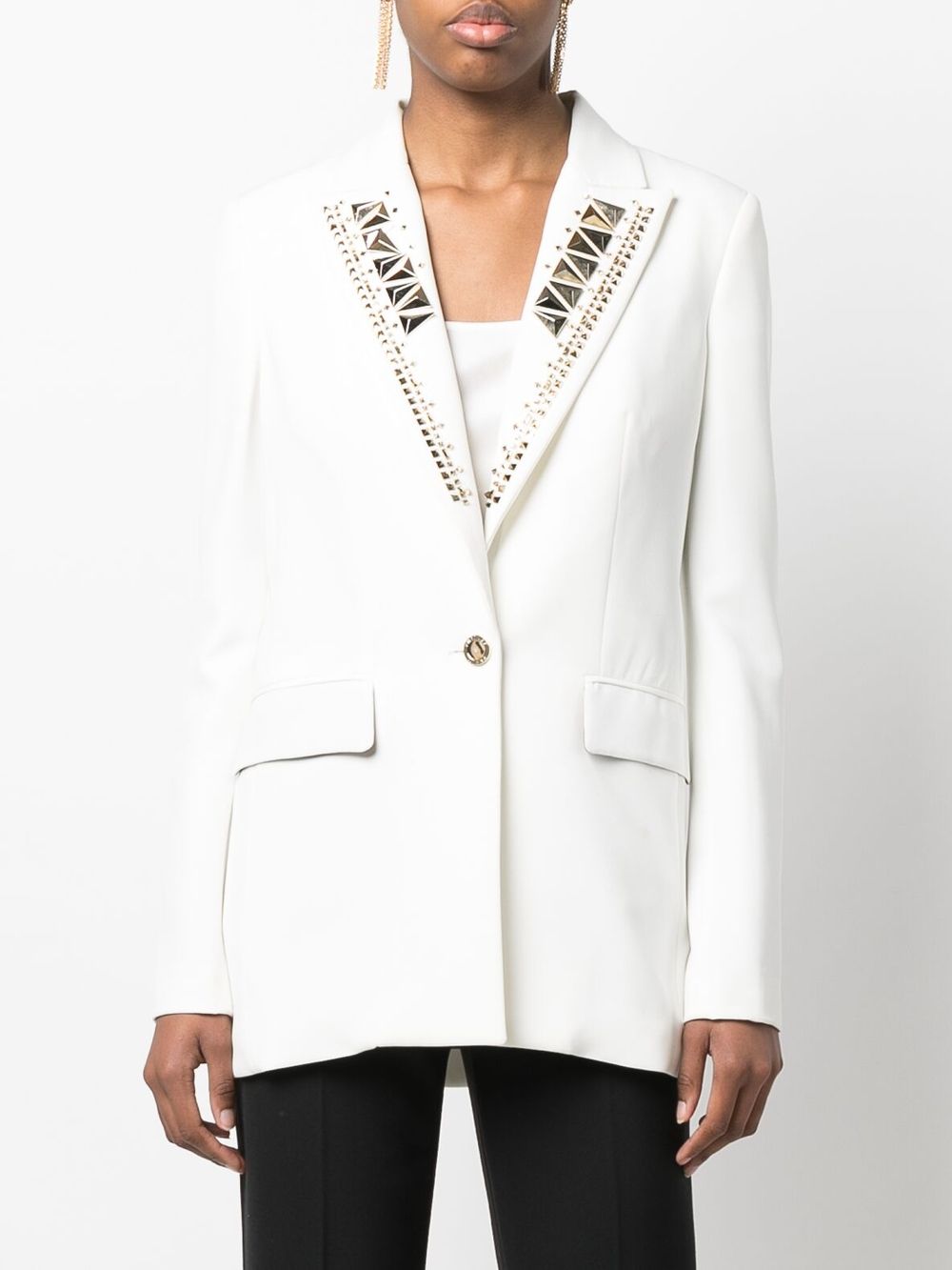 Philipp Plein single-breasted studded blazer Women