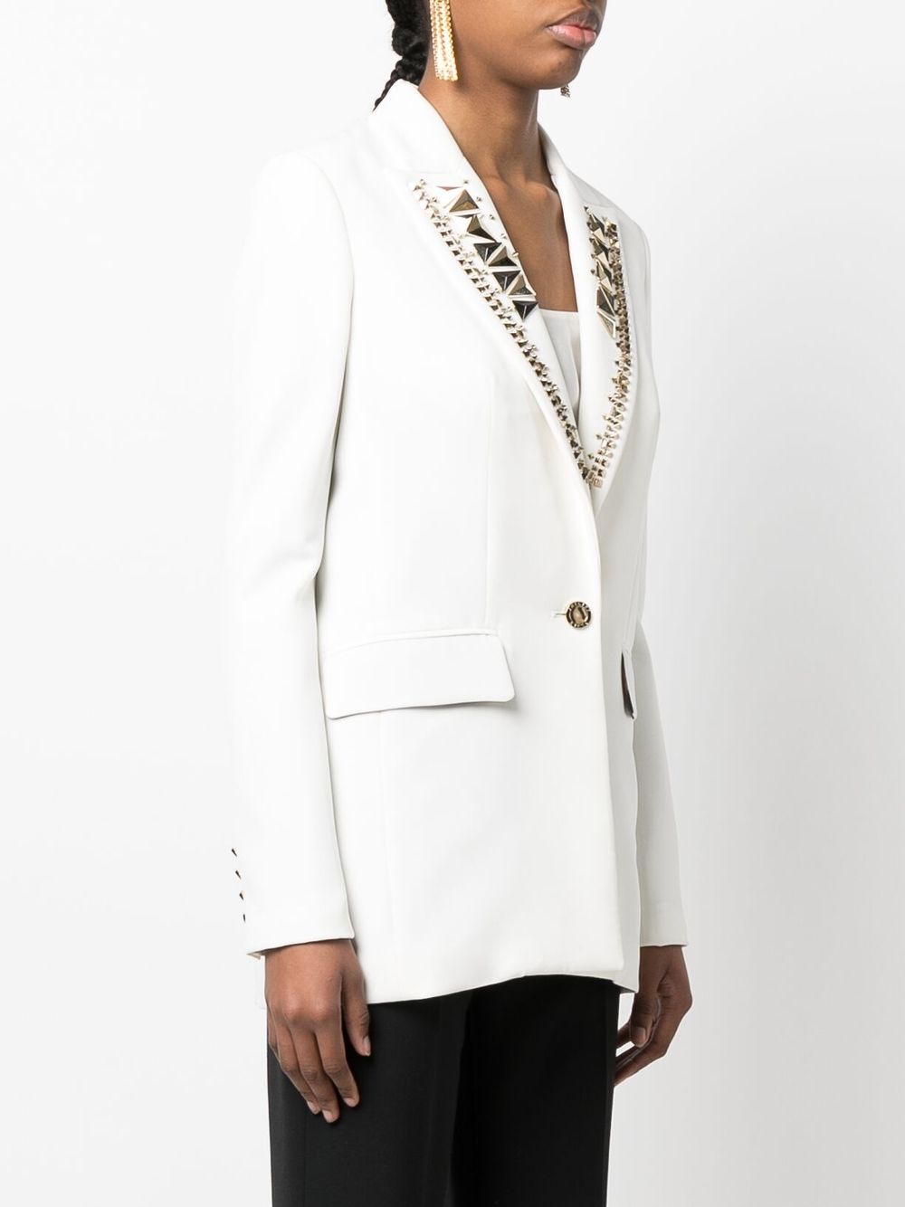 Philipp Plein single-breasted studded blazer Women