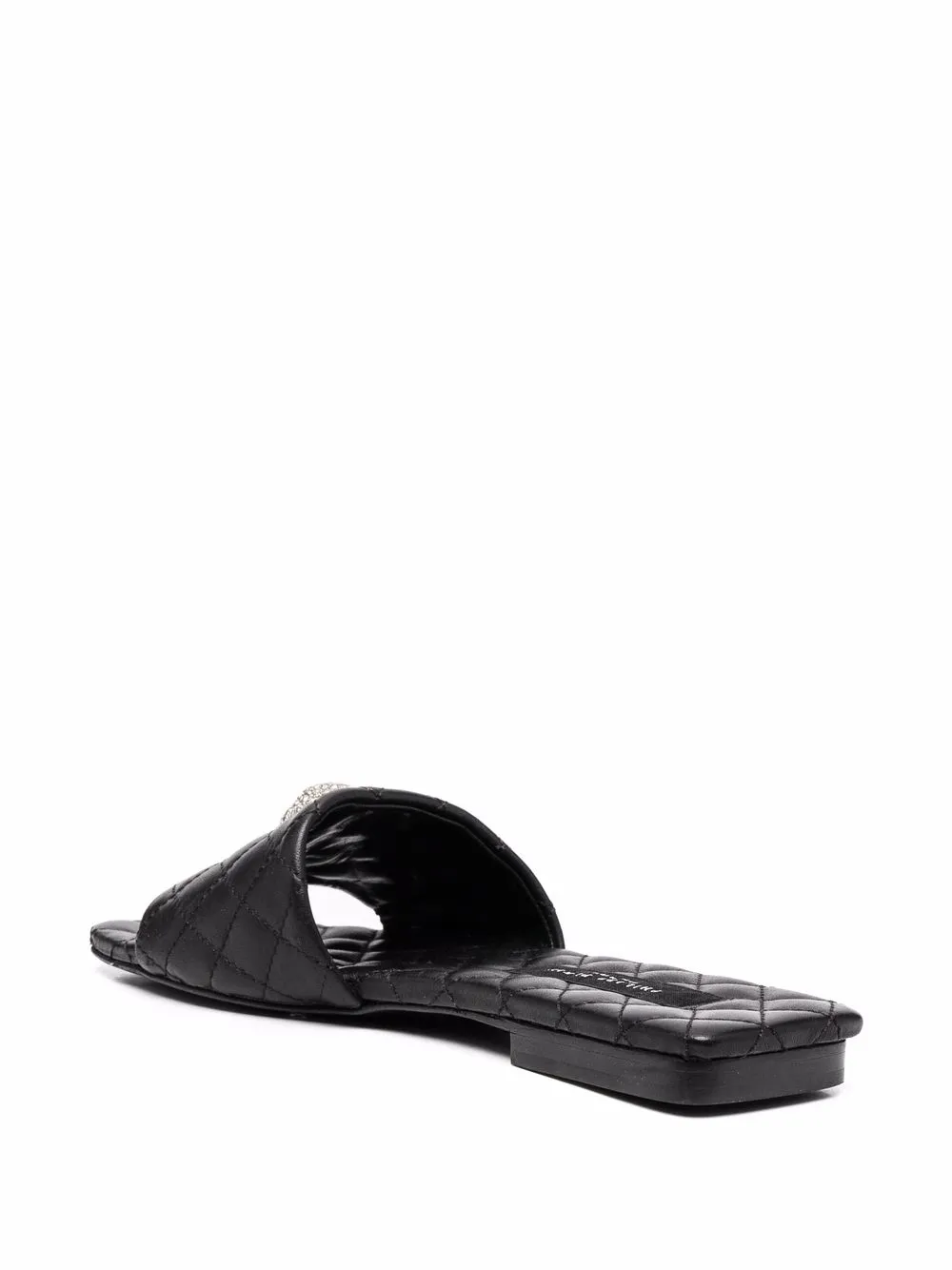  Philipp Plein Flache Sandalen   Schwarz 