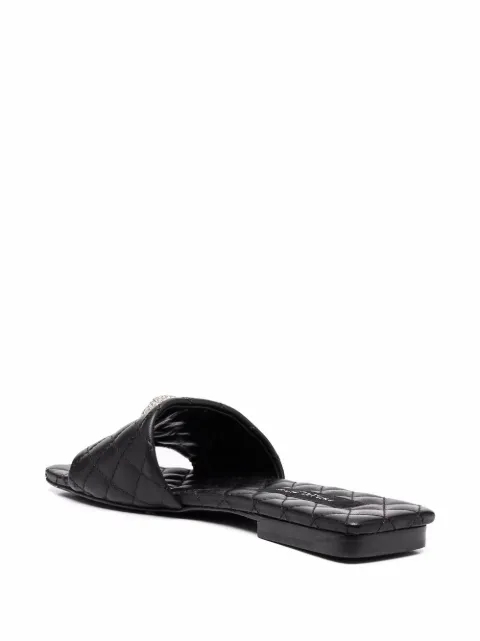 Philipp Plein crystal-skull flat sandals PABSWSA0512PLE010N - 2
