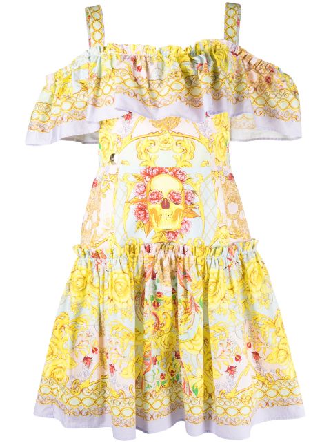 Philipp Plein New Baroque print dress Women