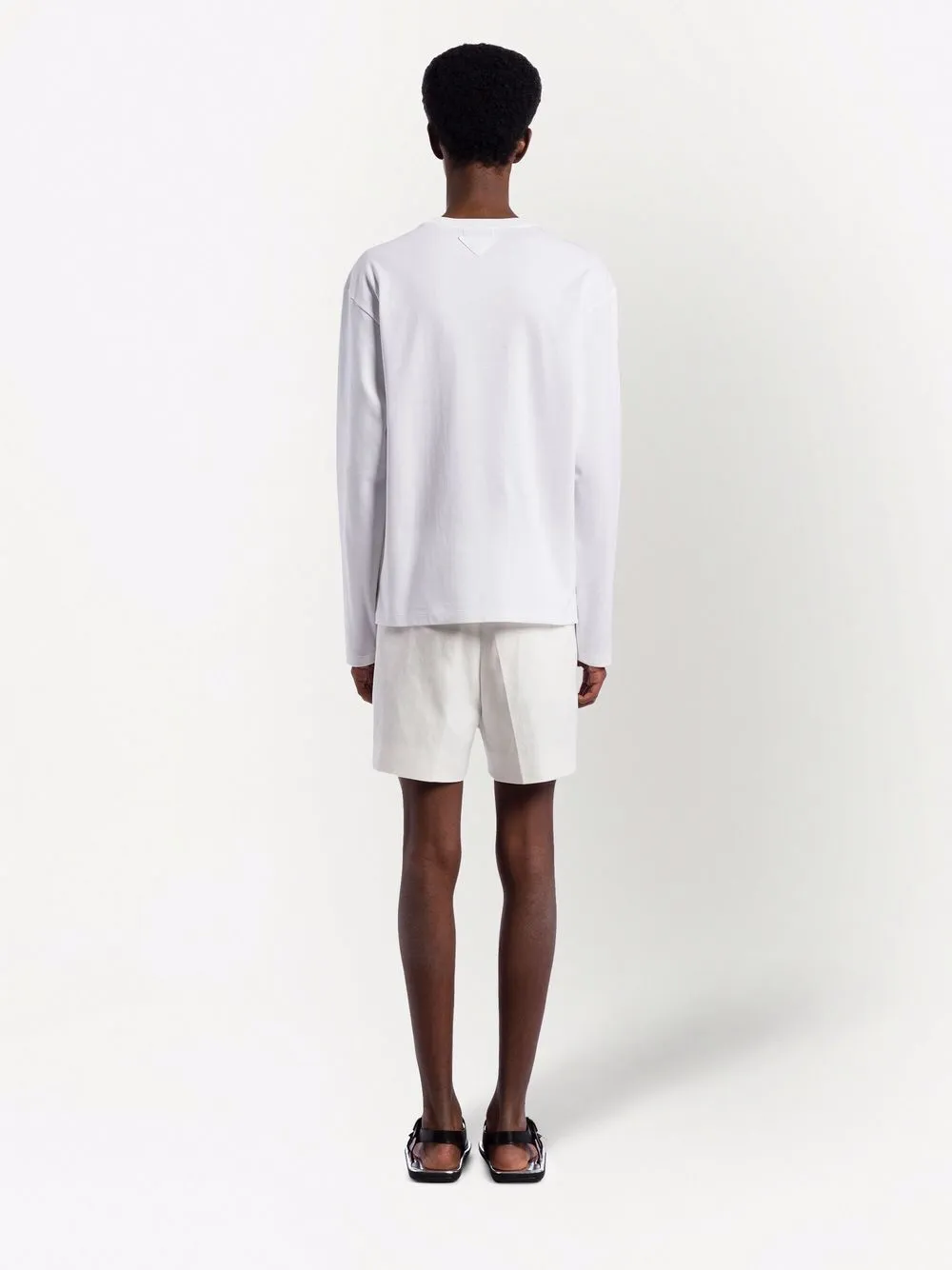 Prada long-sleeve Cotton T-shirt - Farfetch