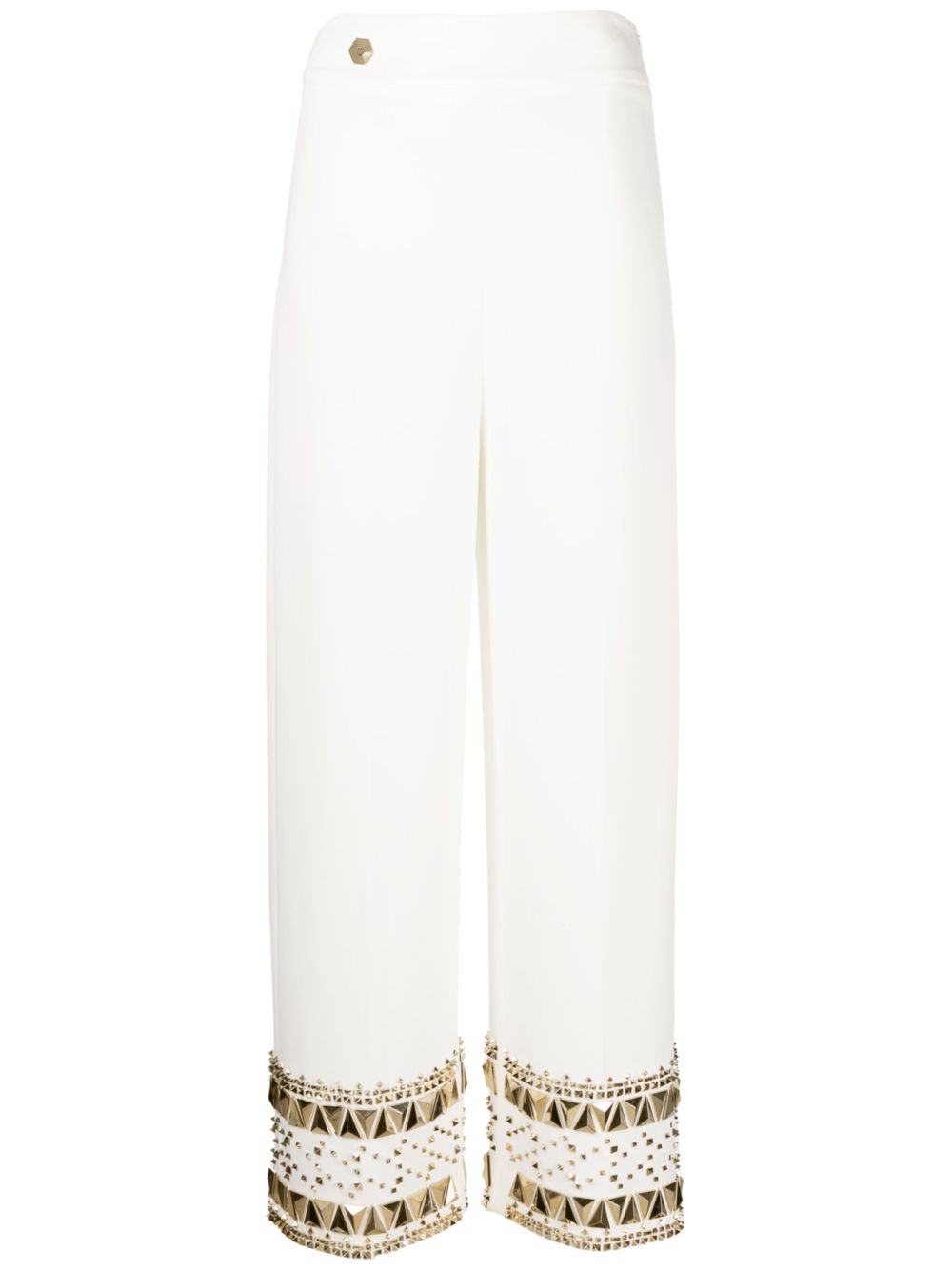 Philipp Plein Cady gold-studded trousers Women