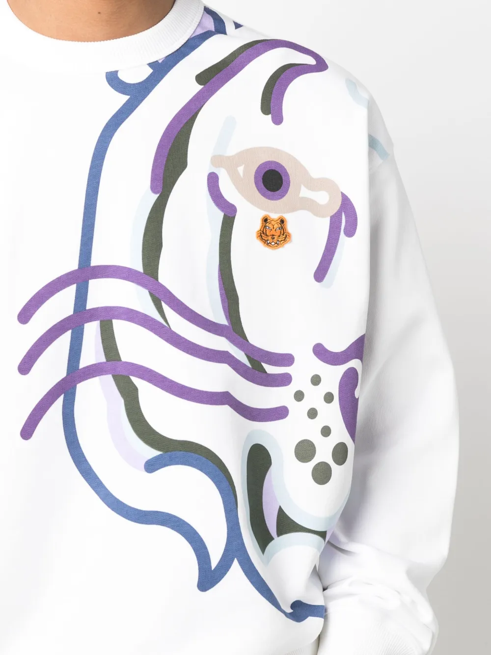 фото Kenzo толстовка с графичным принтом