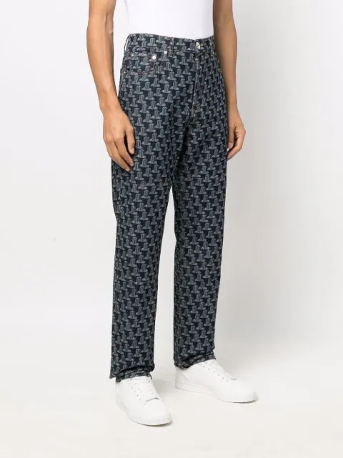 Lanvin all-over Pattern Trousers - Farfetch