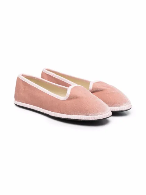 Siola slip-on velvet loafers