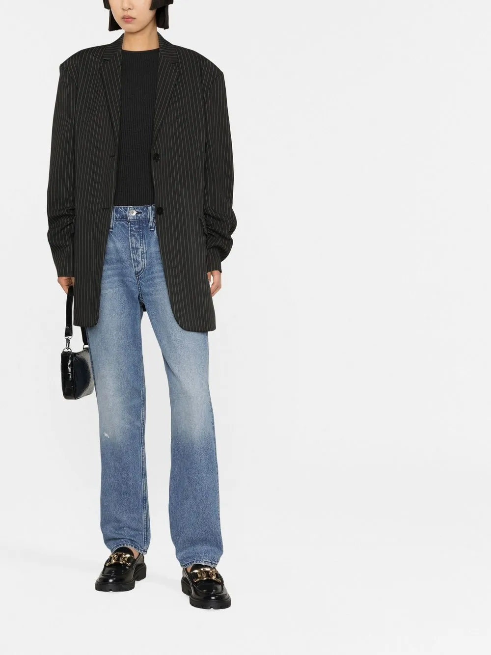 rag & bone Boyfriend jeans - Blauw