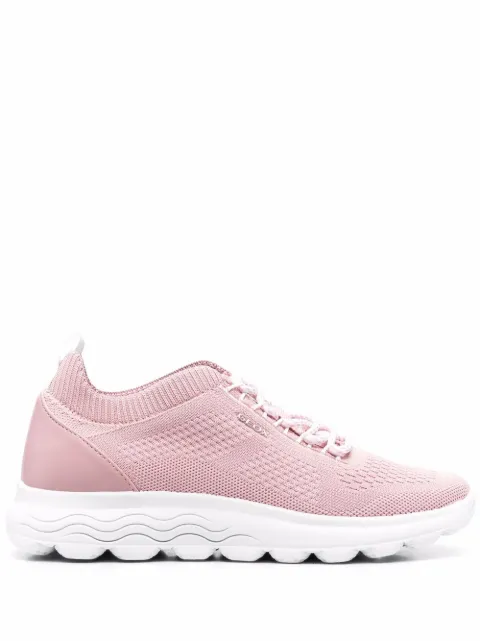 Geox Spherica knit lace-up sneakers