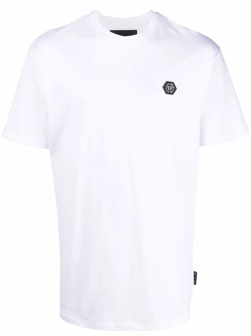 

Philipp Plein playera con parche del logo - Blanco