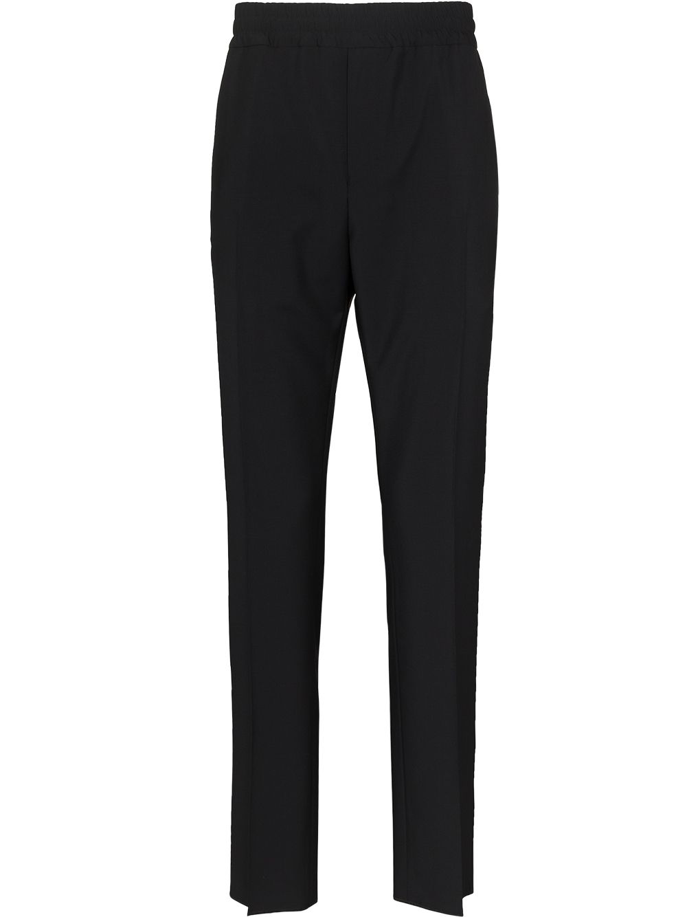 

Salvatore Ferragamo pantalones tapered con pretina elástica - Negro