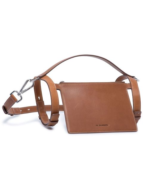 Jil Sander leather blanket holder