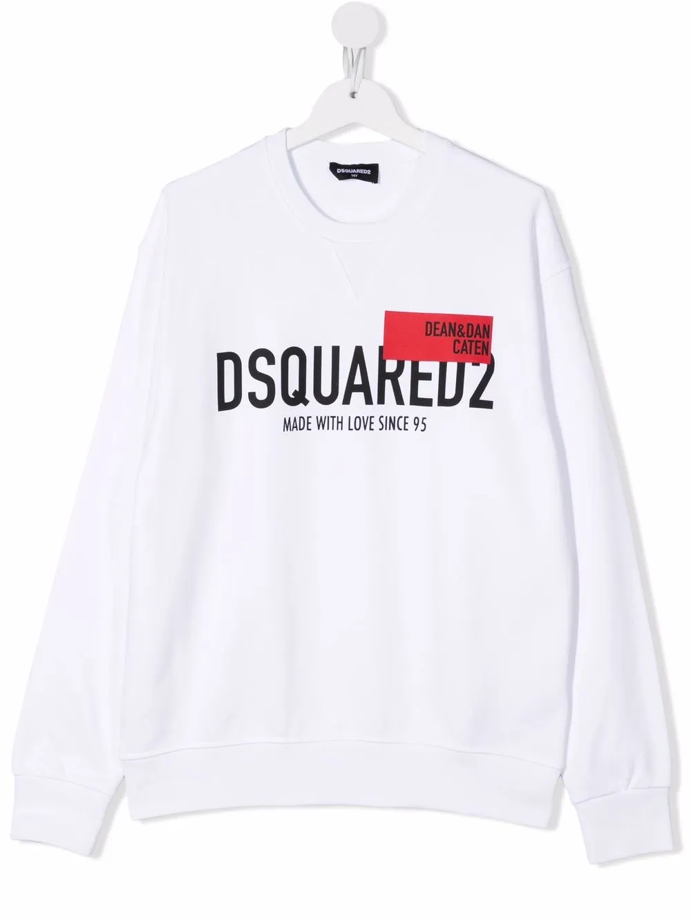 фото Dsquared2 kids толстовка с логотипом