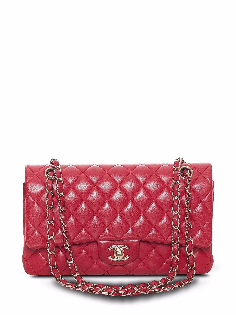 фото Chanel pre-owned сумка на плечо double flap среднего размера