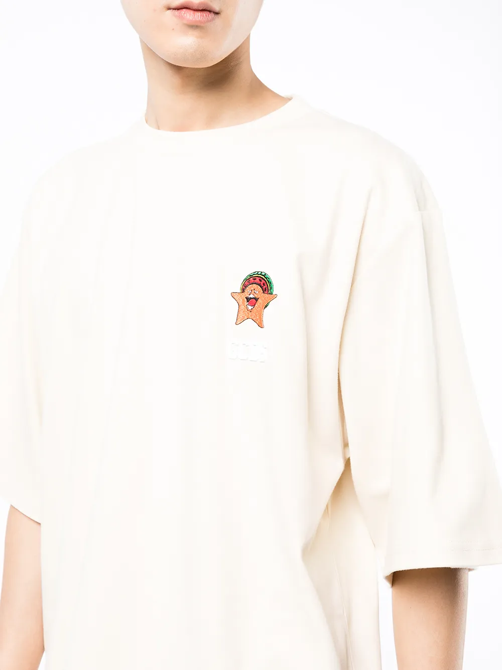 фото Gcds футболка с вышивкой one piece pappagu