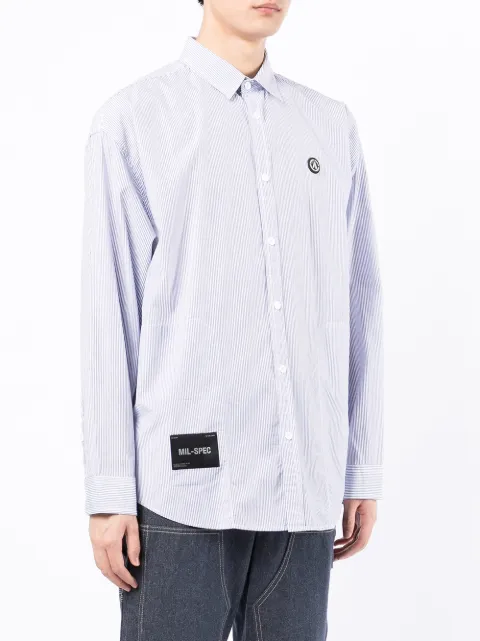 izzue 条纹长袖衬衫