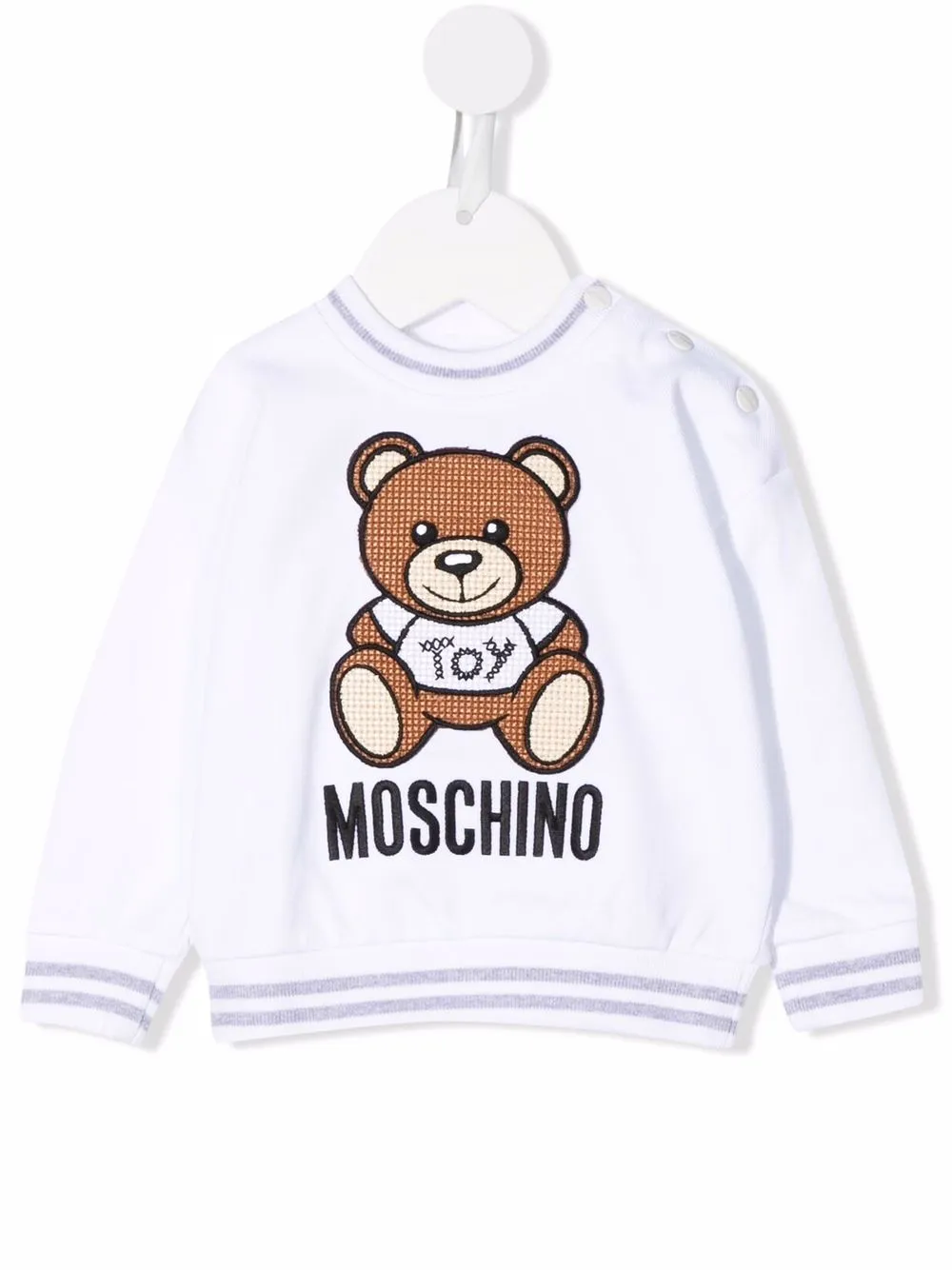 Moschino Kids embroidered-logo sweatshirt
