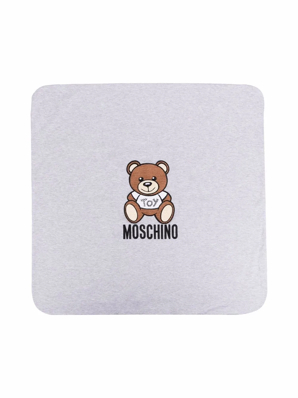 

Moschino Kids manta con motivo Teddy Bear - Gris