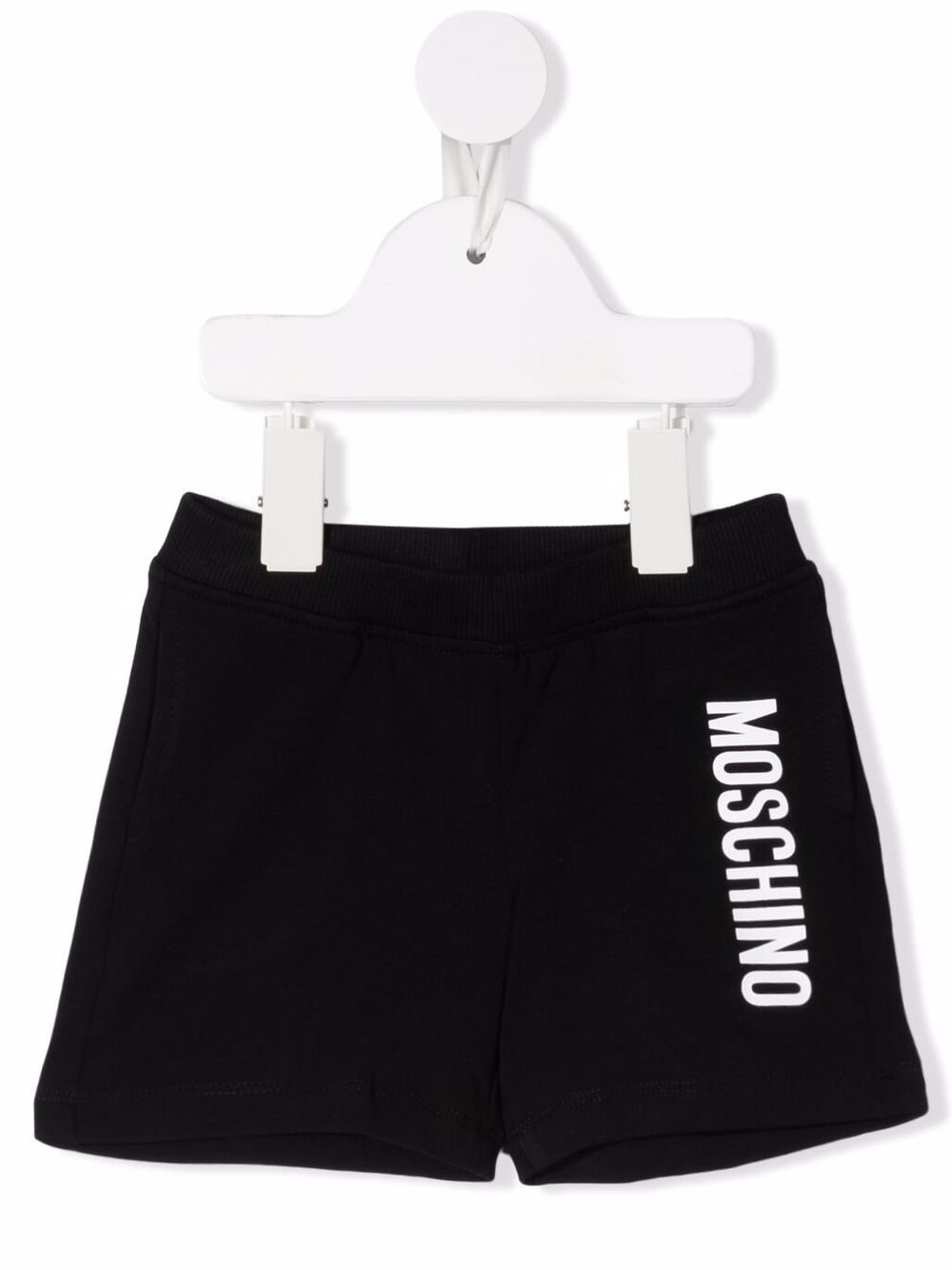 Image 1 of Moschino Kids logo-print track shorts