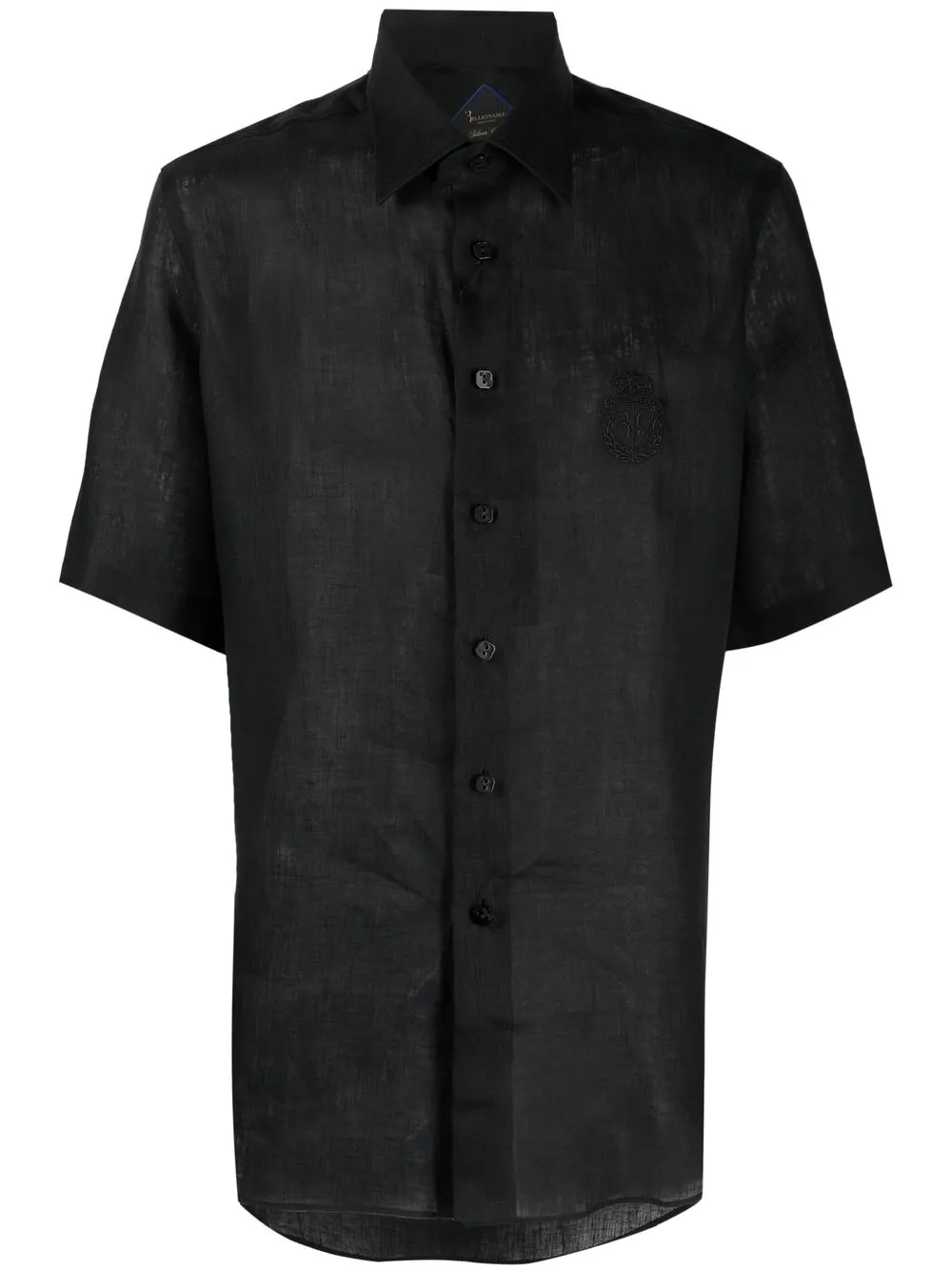 

Billionaire camisa con distintivo - Negro