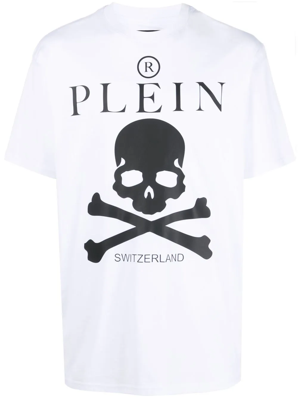 

Philipp Plein skull-print short-sleeved T-shirt - White
