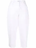 Fabiana Filippi cropped tapered trousers - White