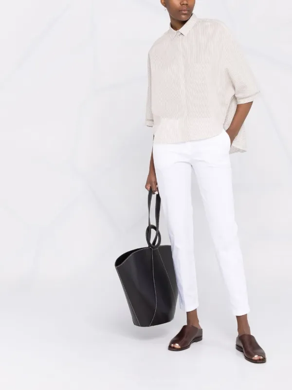 【FABIANA FILIPPI】ボタン付きテーラリングパンツ Fabiana Filippi テーパード テーラードパンツ 通販 - FARFETCH