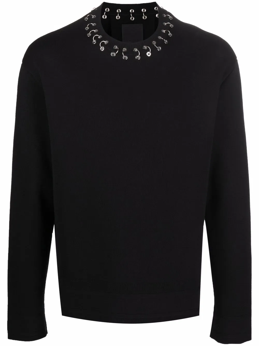 

Givenchy hoop detail jumper - Black