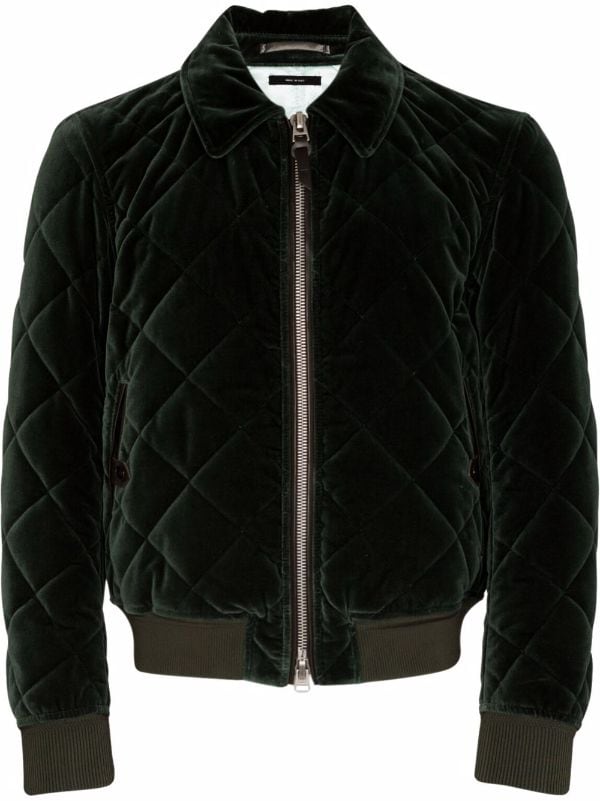 tom ford quilted bomber jacket