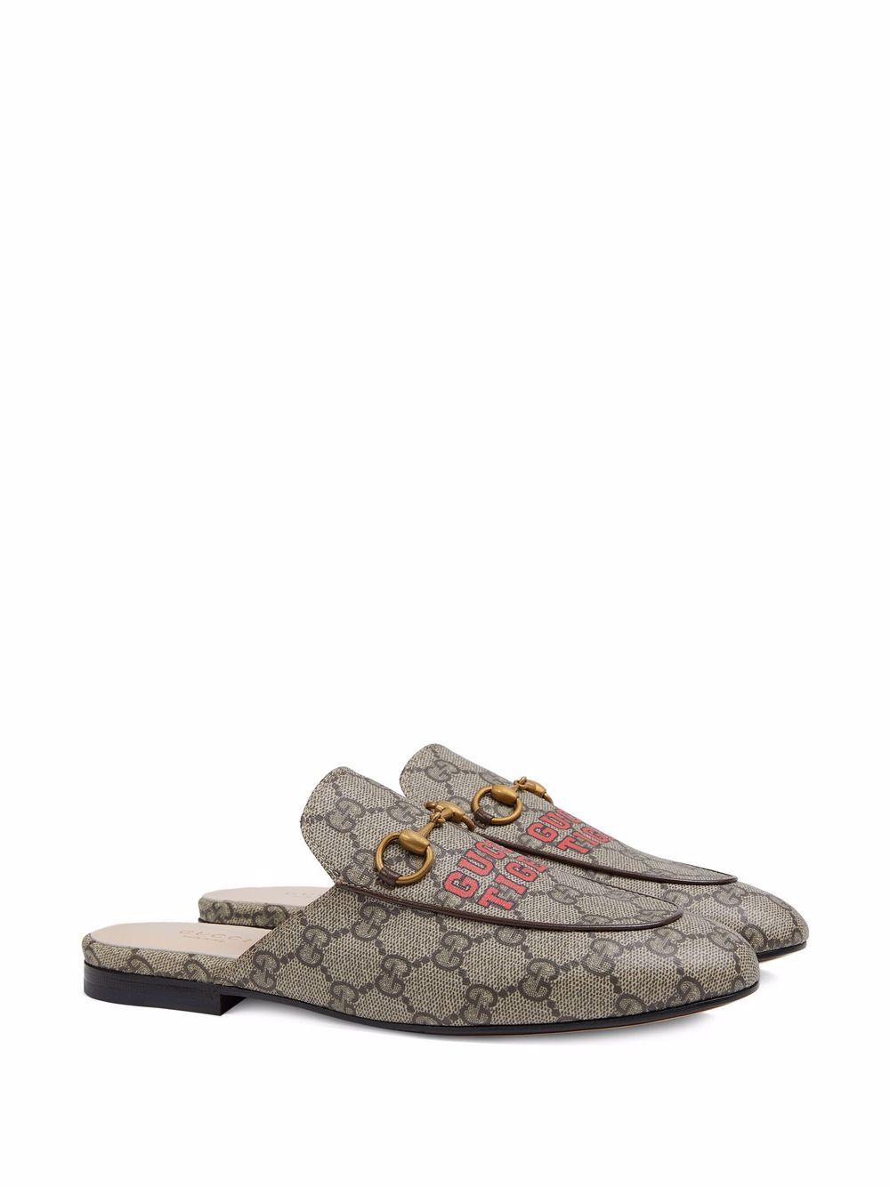 Gucci GG Supreme Horsebit Princetown Slippers - Farfetch